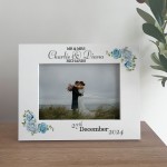 Wedding Day Mr And Mrs Wood Photo Frame Personalised Couple Gift