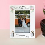 WEDDING FRAME Personalised Gift For Mr And Mrs ANY SURNAME