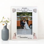 PERSONALISED Wedding Photo Frame Wedding Day Gift Anniversary