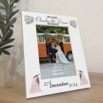 PERSONALISED Wedding Photo Frame Wedding Day Gift Anniversary