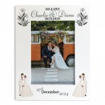 Wedding Photo Frame PERSONALISED Wedding Day Gift Anniversary