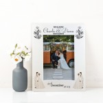 Wedding Photo Frame PERSONALISED Wedding Day Gift Anniversary