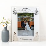 Wedding Photo Frame PERSONALISED Wedding Day Gift Anniversary