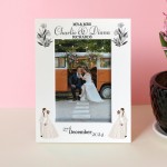 Wedding Photo Frame PERSONALISED Wedding Day Gift Anniversary