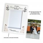 Wedding Photo Frame PERSONALISED Wedding Day Gift Anniversary