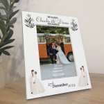 Wedding Photo Frame PERSONALISED Wedding Day Gift Anniversary