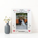 Wedding Photo Frame Personalised Gift For Mr And Mrs Couple Gift