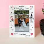 Personalised Wedding Day Photo Frame Gift For Mr And Mrs Couple