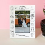 Novelty Wedding Photo Frame PERSONALISED Wedding Day Gift