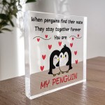 Anniversary Wedding Gifts for Him And Her Acrylic Plaque