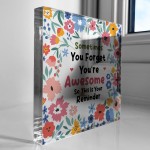 Christmas Birthday Gifts for Women You Are Awesome Plaque