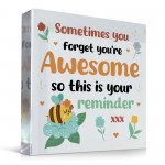 Birthday Gifts for Women You Are Awesome Standing Plaque