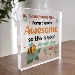 Birthday Gifts for Women You Are Awesome Standing Plaque