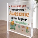 Birthday Gifts for Women You Are Awesome Standing Plaque