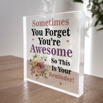 You Are Awesome Plaque Gifts for Her Thank You Birthday