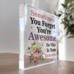 You Are Awesome Plaque Gifts for Her Thank You Birthday