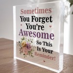 You Are Awesome Plaque Gifts for Her Thank You Birthday