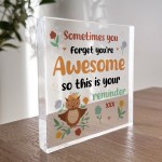 YOU ARE AWESOME Standing Sign Gifts for Her Christmas Birthday