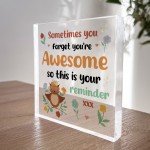 YOU ARE AWESOME Standing Sign Gifts for Her Christmas Birthday