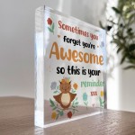 YOU ARE AWESOME Standing Sign Gifts for Her Christmas Birthday