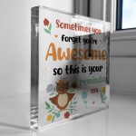 YOU ARE AWESOME Standing Sign Gifts for Her Christmas Birthday