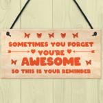 Reminder You Are Awesome Christmas Birthday Gifts for Mum Sister