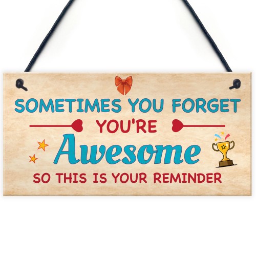 You Are Awesome Reminder Gift Birthday Gifts for Best Friend