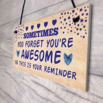 Birthday Gifts for Best Friend You Are Awesome Hanging Sign