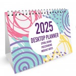 2025 Calendar Desktop Office Planner Month to View Planner