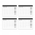 2025 Calendar Desktop Free Standing Planner Flip Spiral Bound