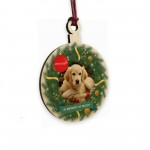 Personalised Dog Cat Memorial Christmas Bauble Custom Ornament