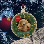 Personalised Dog Cat Memorial Christmas Bauble Custom Ornament