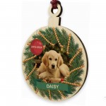 Personalised Dog Memorial Christmas Bauble Custom Pet Ornament