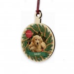 Personalised Dog Memorial Christmas Bauble Custom Pet Ornament