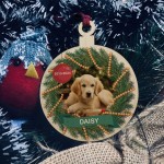 Personalised Dog Memorial Christmas Bauble Custom Pet Ornament