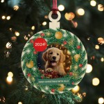 Personalised Dog 1st Christmas Bauble Custom Pet Bauble