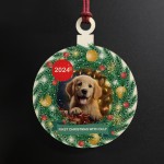 Personalised Dog 1st Christmas Bauble Custom Pet Bauble