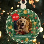 Personalised Dog 1st Christmas Bauble Custom Pet Bauble