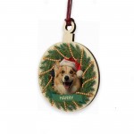 Personalised Dog Christmas Bauble Custom Pet Christmas Ornament