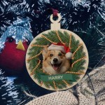 Personalised Dog Christmas Bauble Custom Pet Christmas Ornament