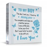 To MY BOY Gift For Boyfriend Husband Christmas Birthday Gift