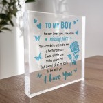 To MY BOY Gift For Boyfriend Husband Christmas Birthday Gift