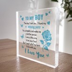 To MY BOY Gift For Boyfriend Husband Christmas Birthday Gift