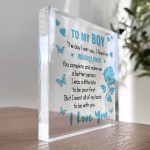 To MY BOY Gift For Boyfriend Husband Christmas Birthday Gift