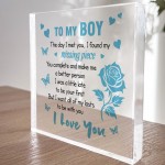 To MY BOY Gift For Boyfriend Husband Christmas Birthday Gift