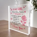 To MY GIRL Gift For Girlfriend Wife Christmas Birthday Gift