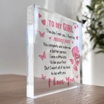 To MY GIRL Gift For Girlfriend Wife Christmas Birthday Gift