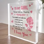 To MY GIRL Gift For Girlfriend Wife Christmas Birthday Gift