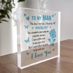 To My Man Gift For Boyfriend Husband Christmas Birthday Gift 