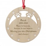 Personalised Dog Memorial Christmas Ornaments Pet Memorial Gifts